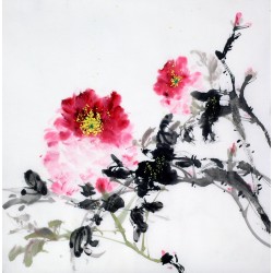 Chinese Peony Painting - CNAG010491