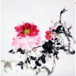 Chinese Peony Painting - CNAG010492