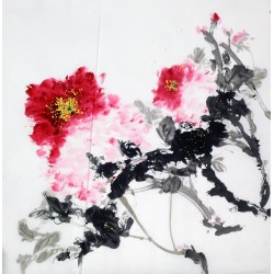 Chinese Peony Painting - CNAG010493