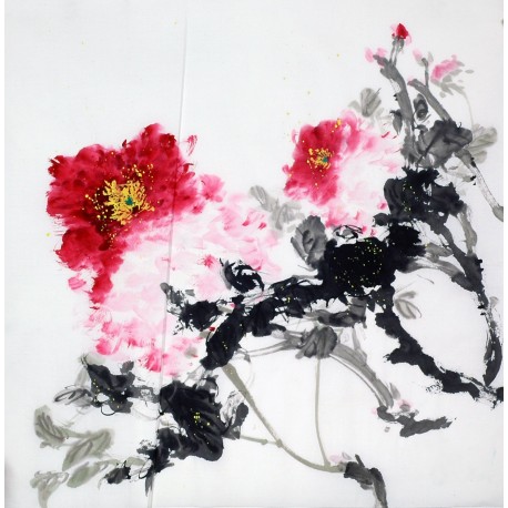 Chinese Peony Painting - CNAG010493