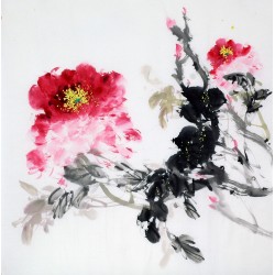 Chinese Peony Painting - CNAG010498