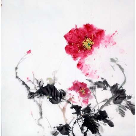 Chinese Peony Painting - CNAG010499