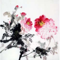 Chinese Peony Painting - CNAG010500