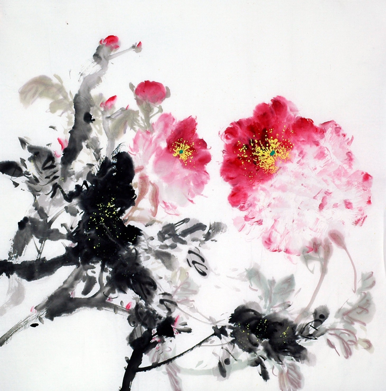 Chinese Peony Painting - CNAG010500
