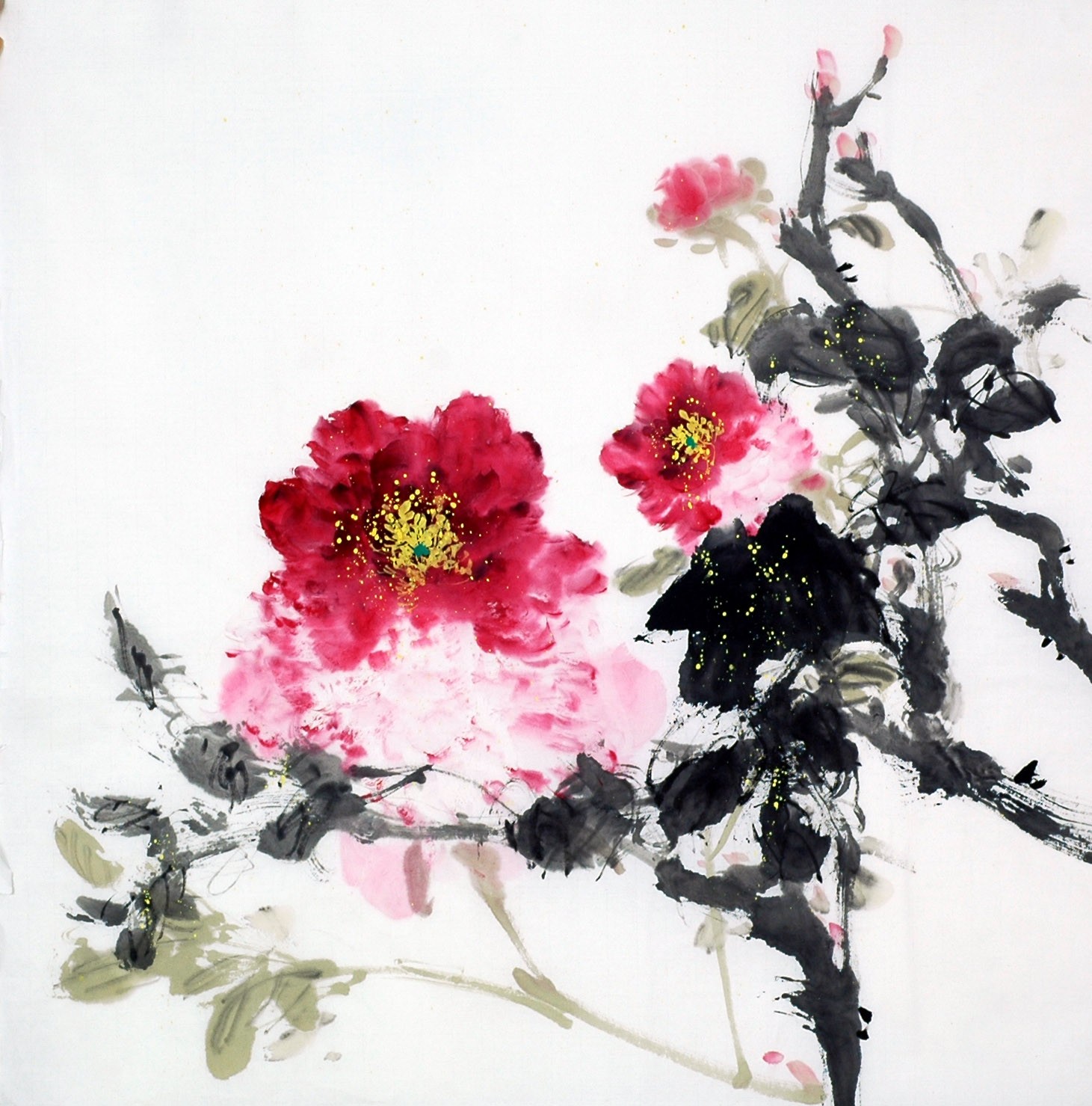 Chinese Peony Painting - CNAG010504
