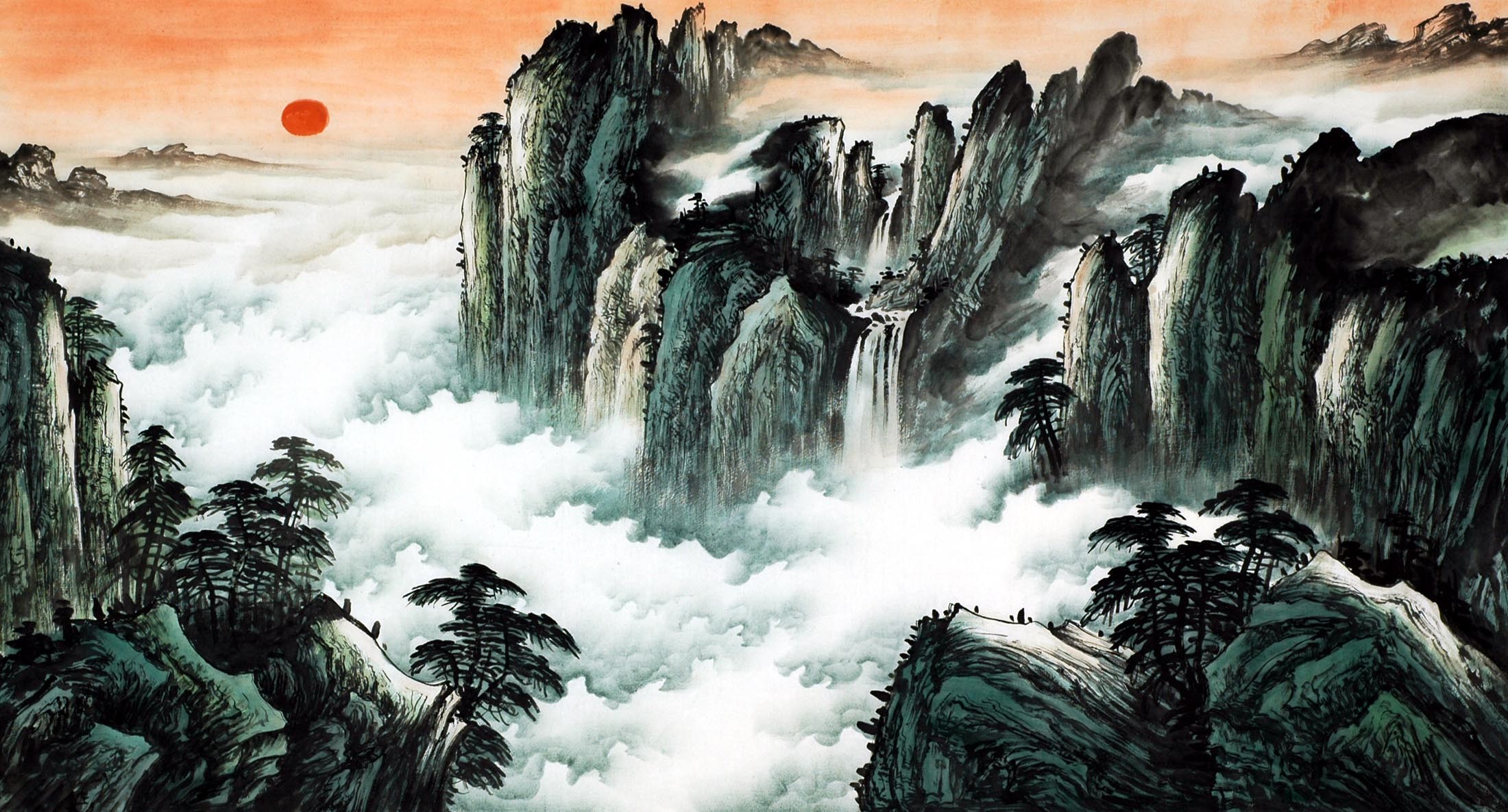 Chinese Landscape Painting - CNAG010507