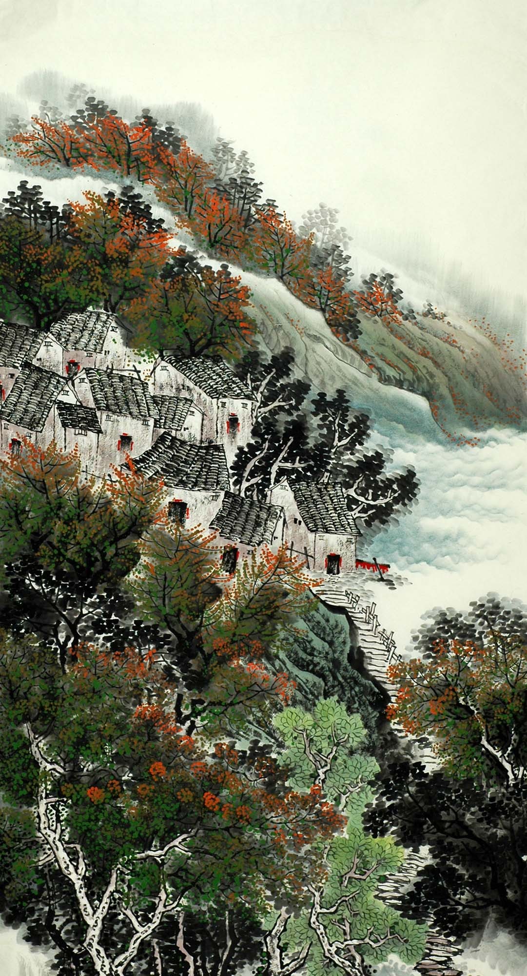 Chinese Landscape Painting - CNAG010508