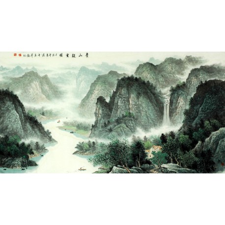 Chinese Landscape Painting - CNAG010511
