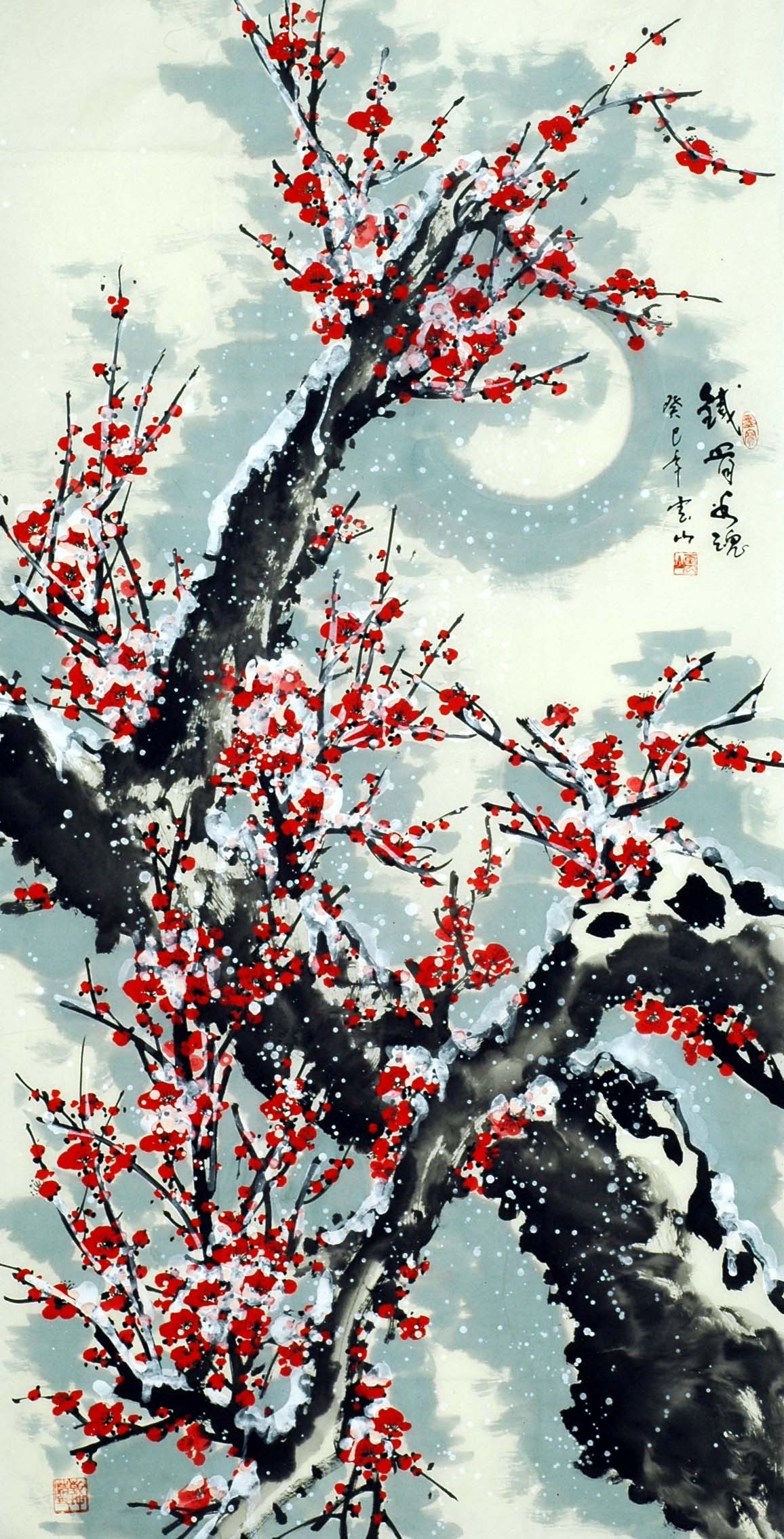 Chinese Plum Painting - CNAG010529