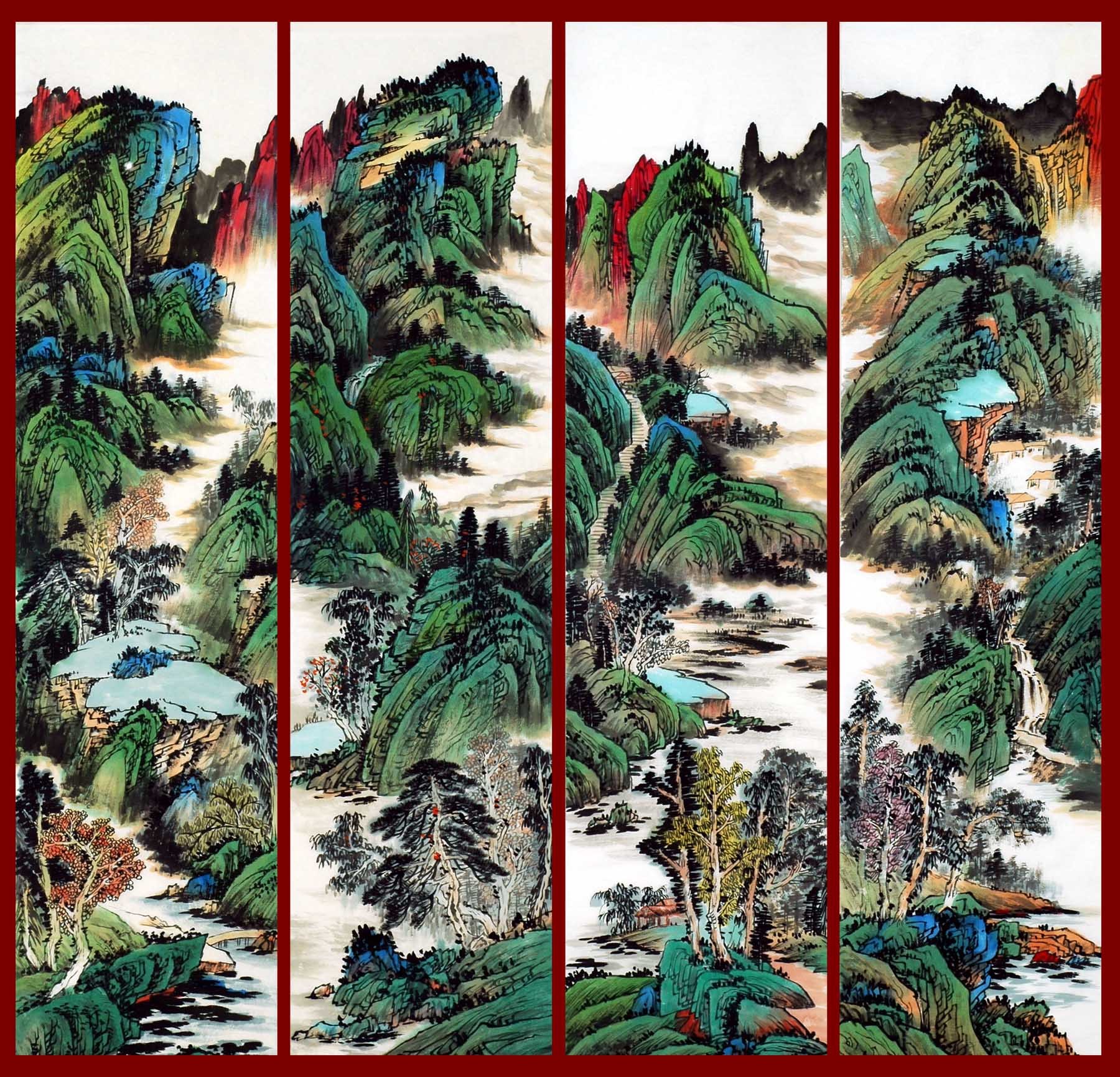 Chinese Landscape Painting - CNAG010541