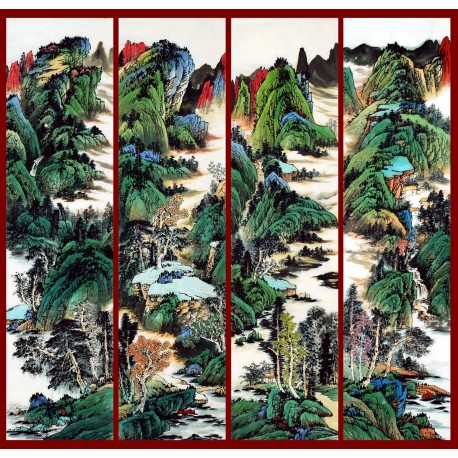 Chinese Landscape Painting - CNAG010542