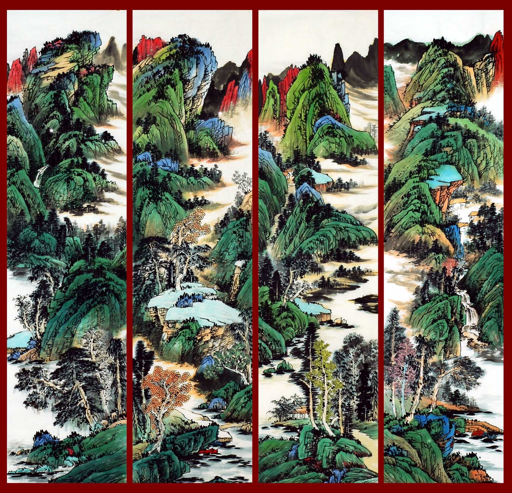 Chinese Landscape Painting - CNAG010542
