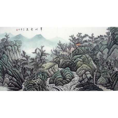 Chinese Landscape Painting - CNAG010544