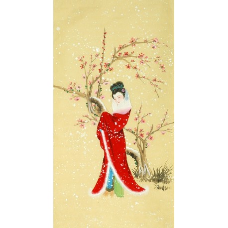 Chinese Beautiful Ladies Painting - CNAG010548