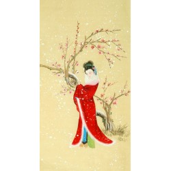 Chinese Beautiful Ladies Painting - CNAG010553