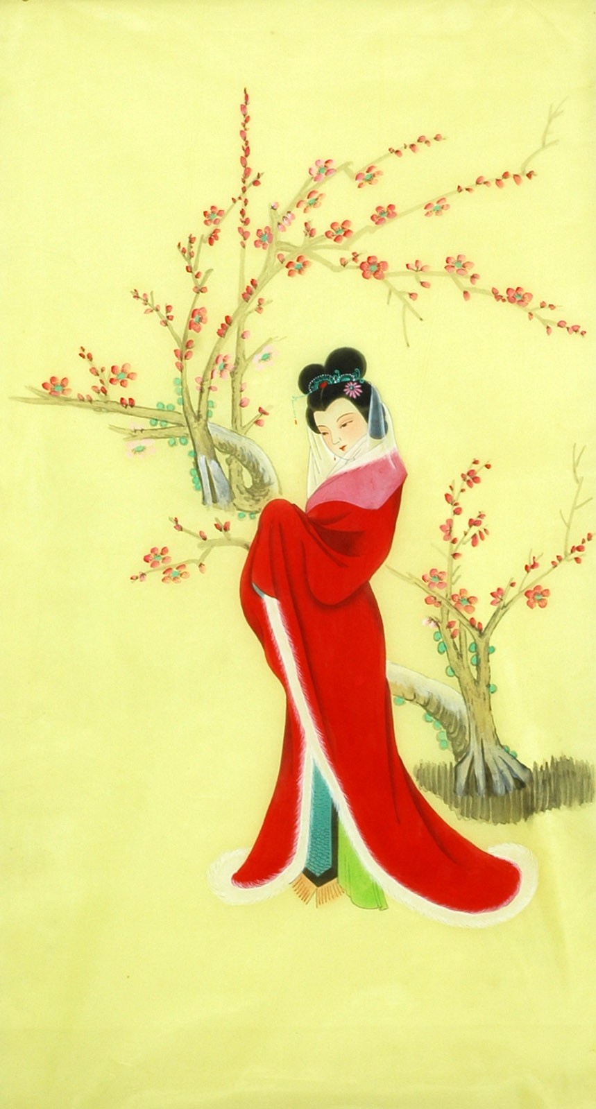 Chinese Beautiful Ladies Painting - CNAG010554