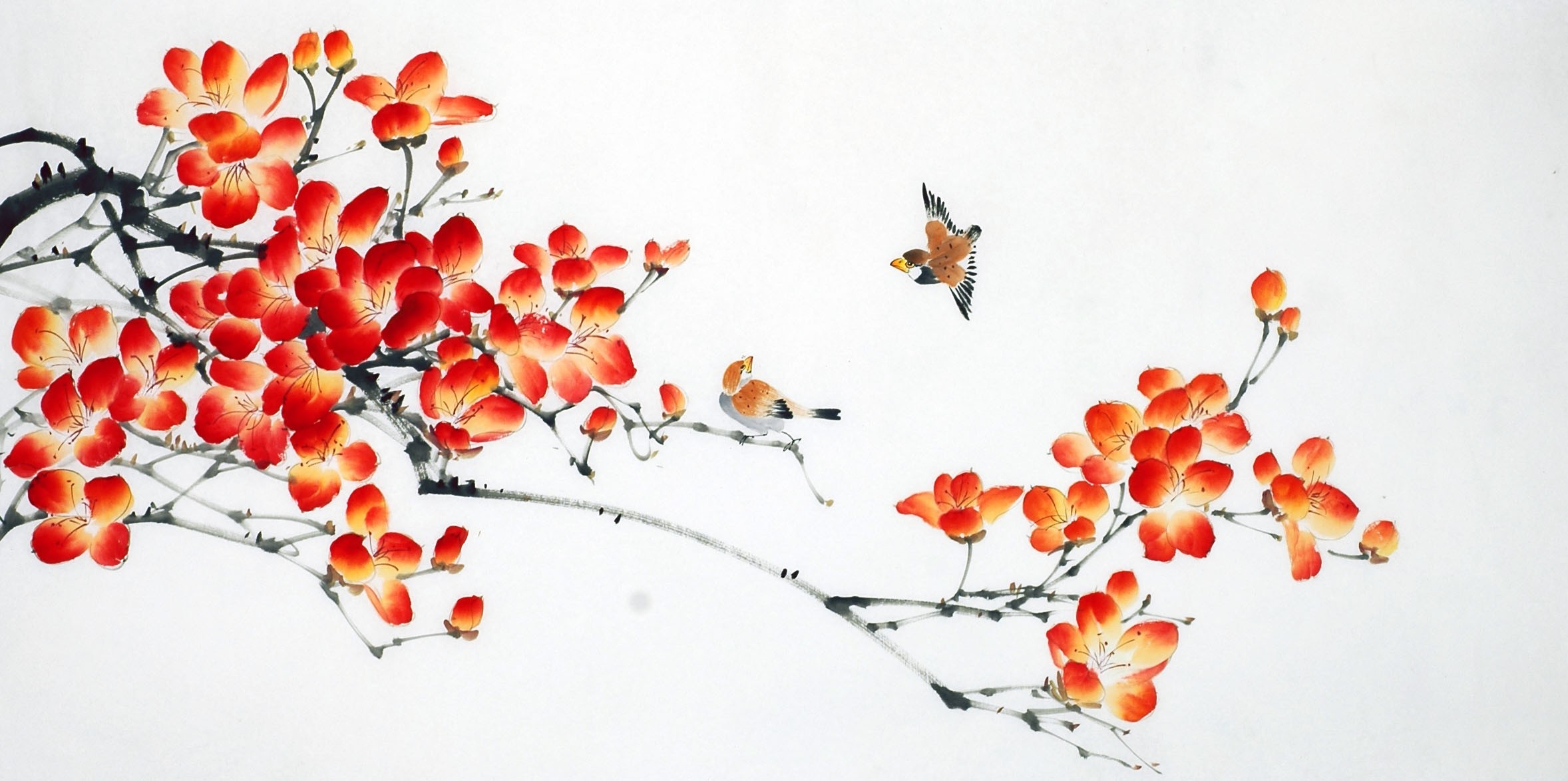 Chinese Flowers&Trees Painting - CNAG010561