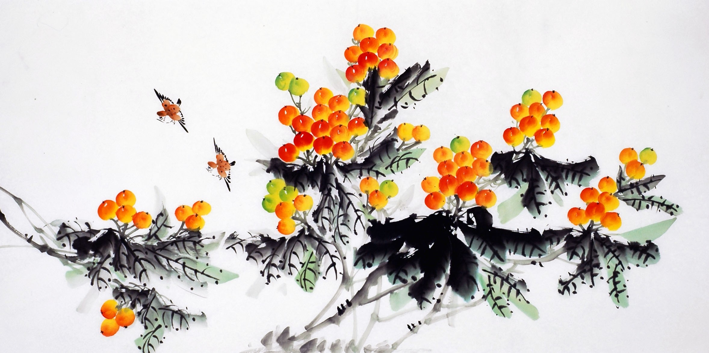 Chinese Flowers&Trees Painting - CNAG010562