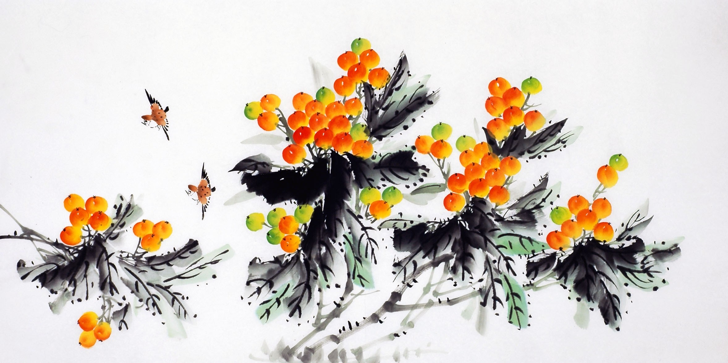 Chinese Flowers&Trees Painting - CNAG010564