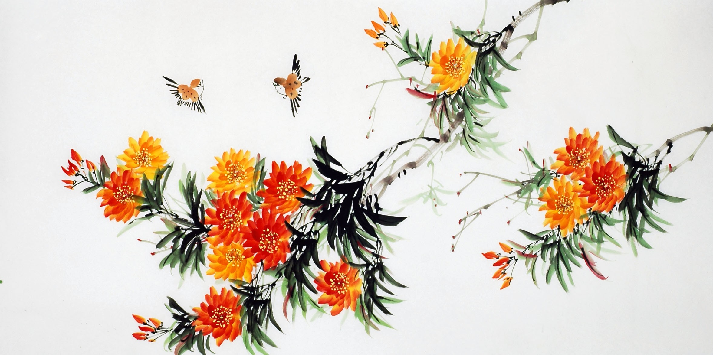 Chinese Flowers&Trees Painting - CNAG010566