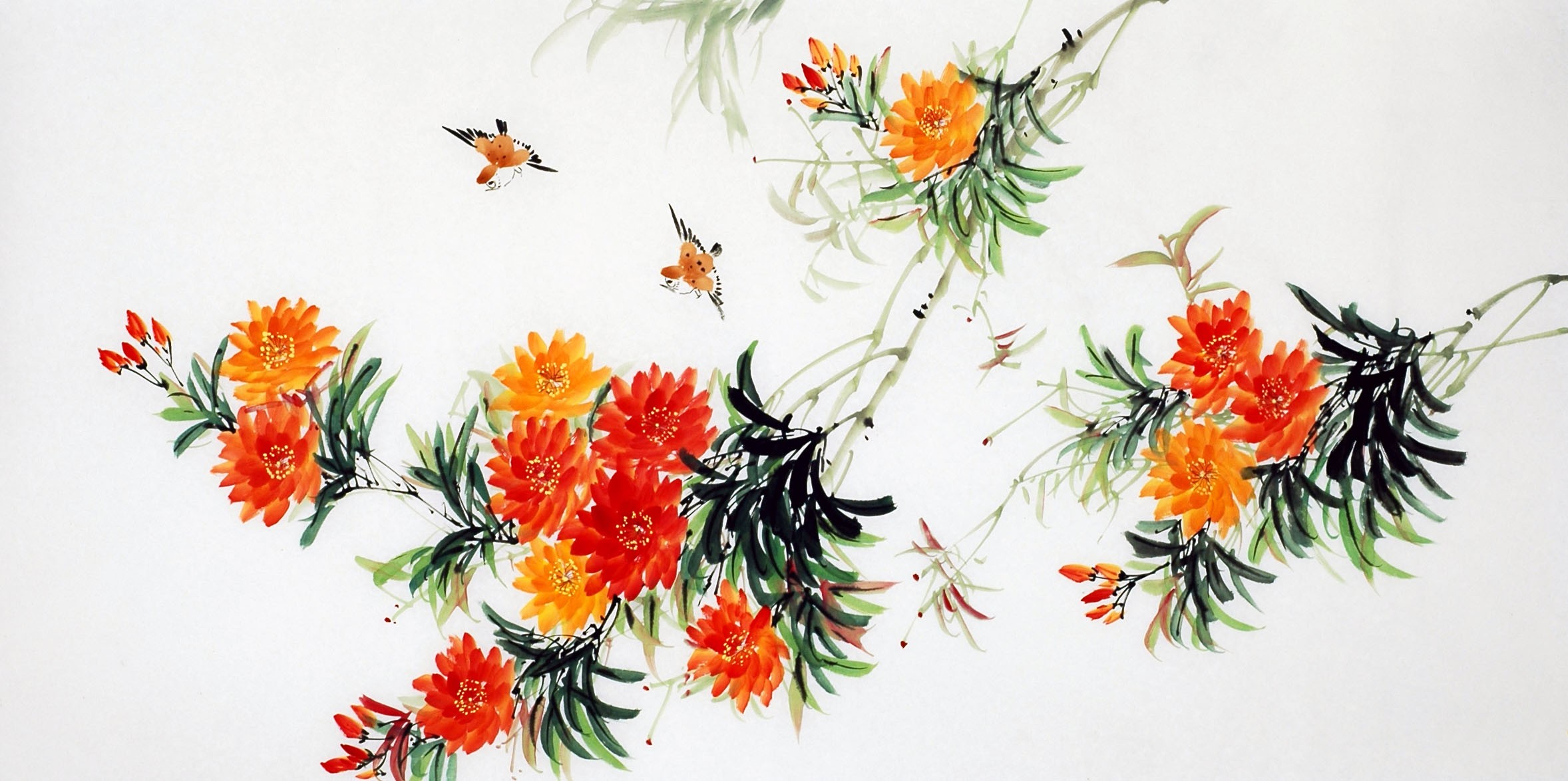 Chinese Flowers&Trees Painting - CNAG010567