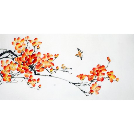 Chinese Flowers&Trees Painting - CNAG010568