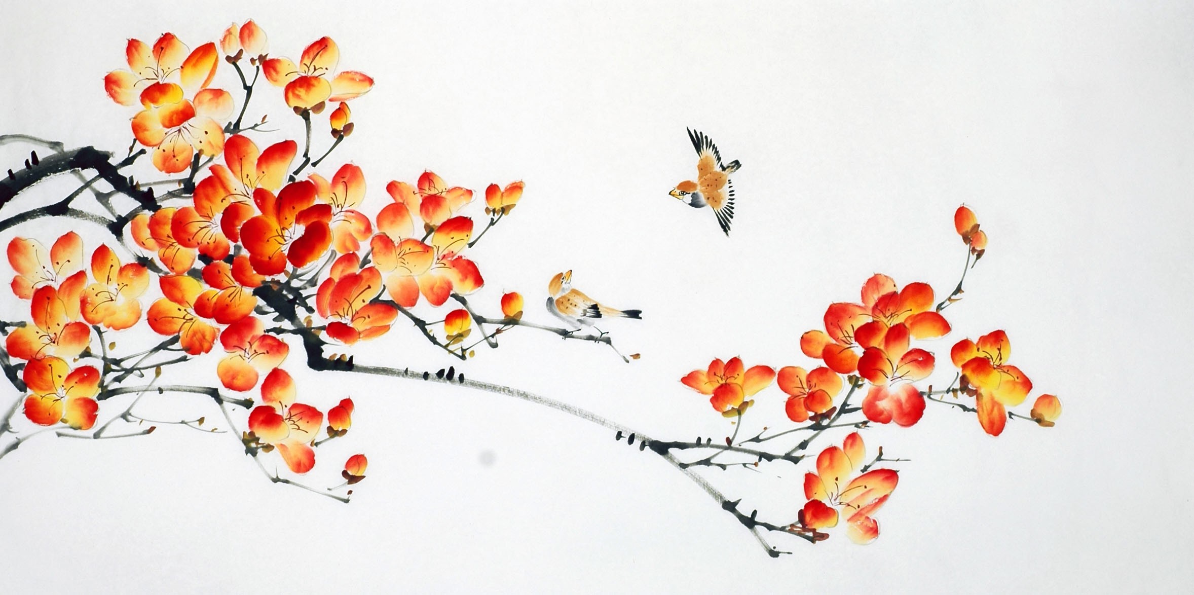 Chinese Flowers&Trees Painting - CNAG010568