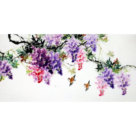 Chinese Flowers&Trees Painting - CNAG010569