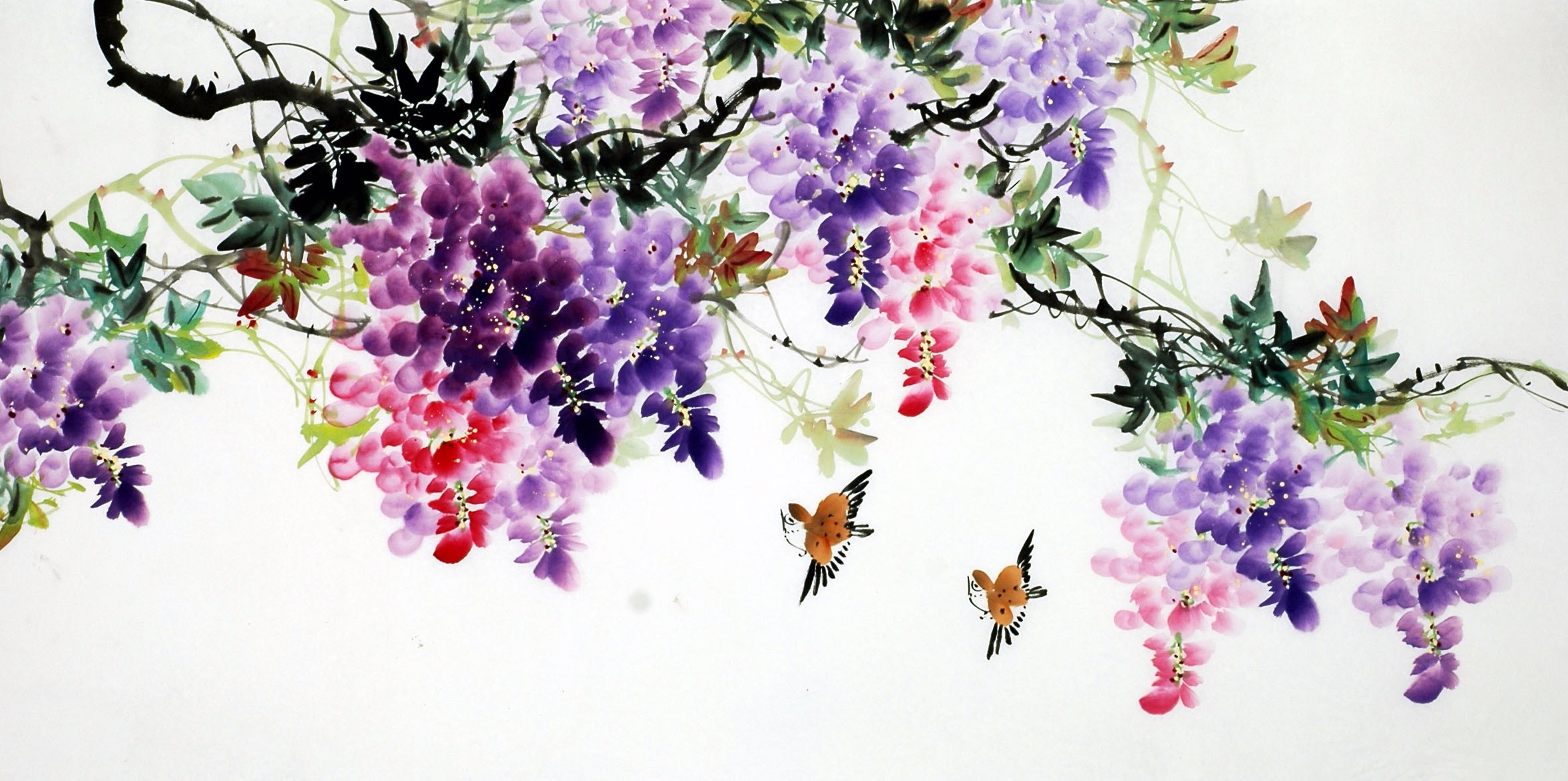 Chinese Flowers&Trees Painting - CNAG010569