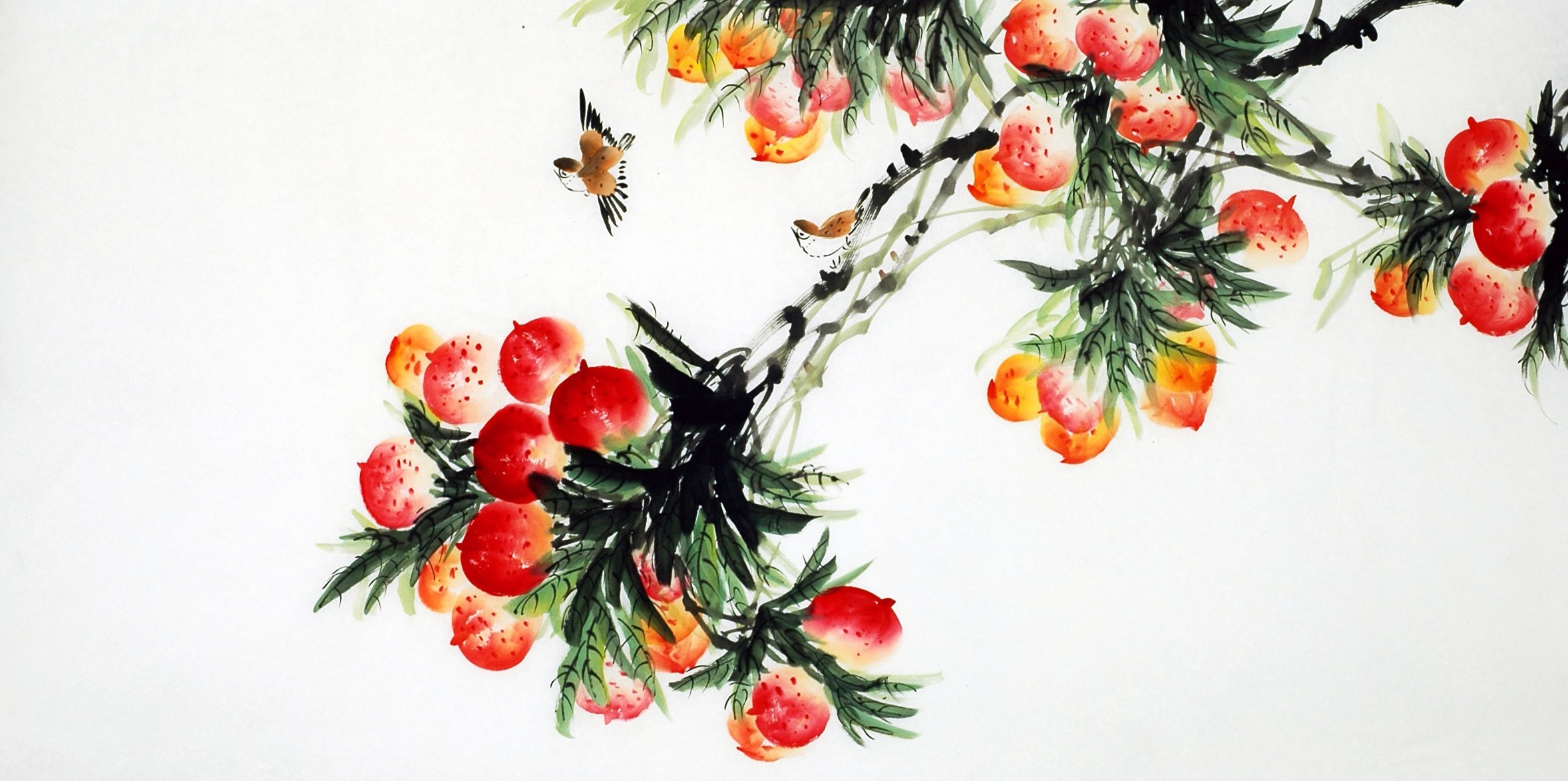 Chinese Flowers&Trees Painting - CNAG010572