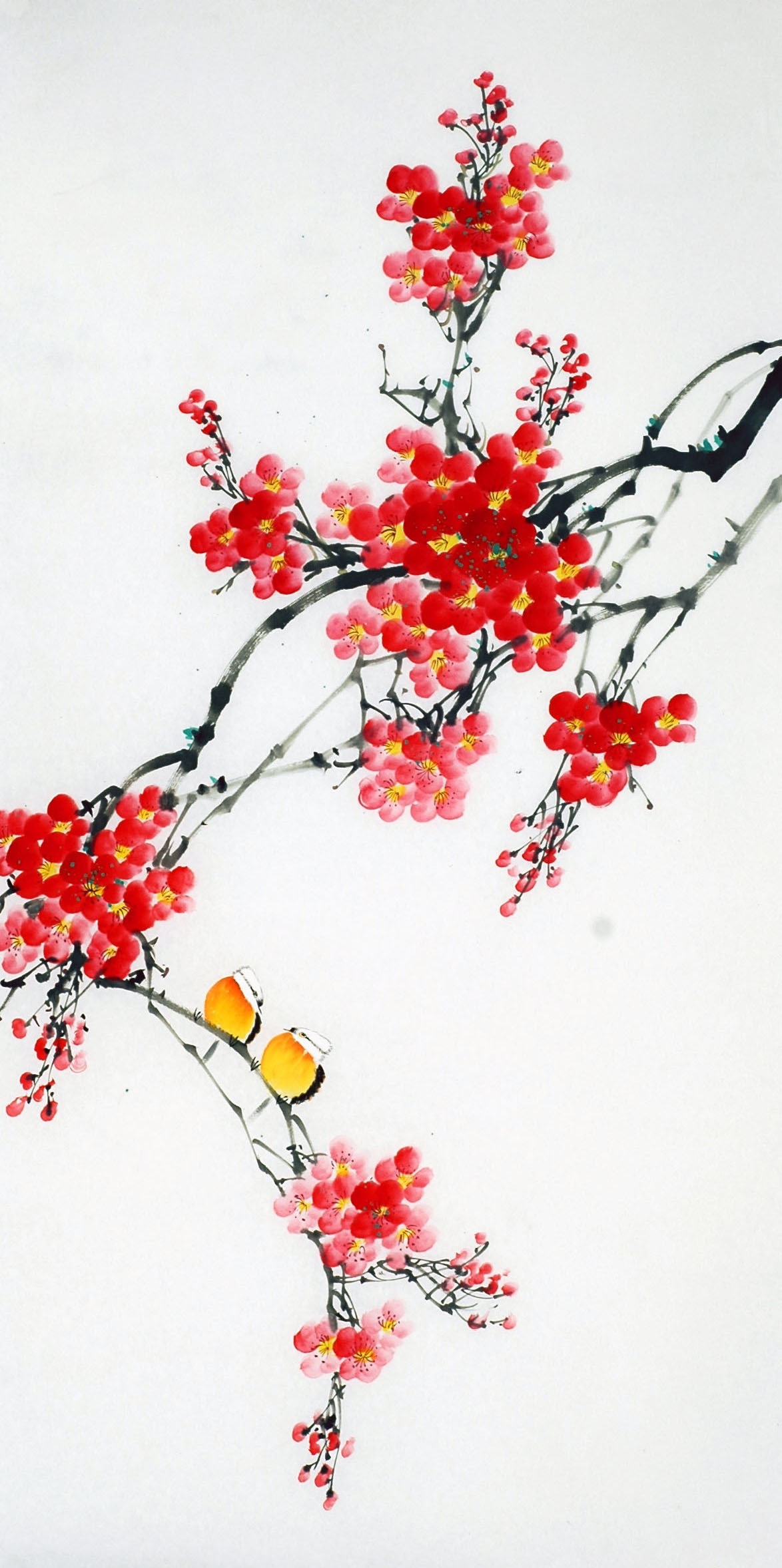 Chinese Flowers&Trees Painting - CNAG010574