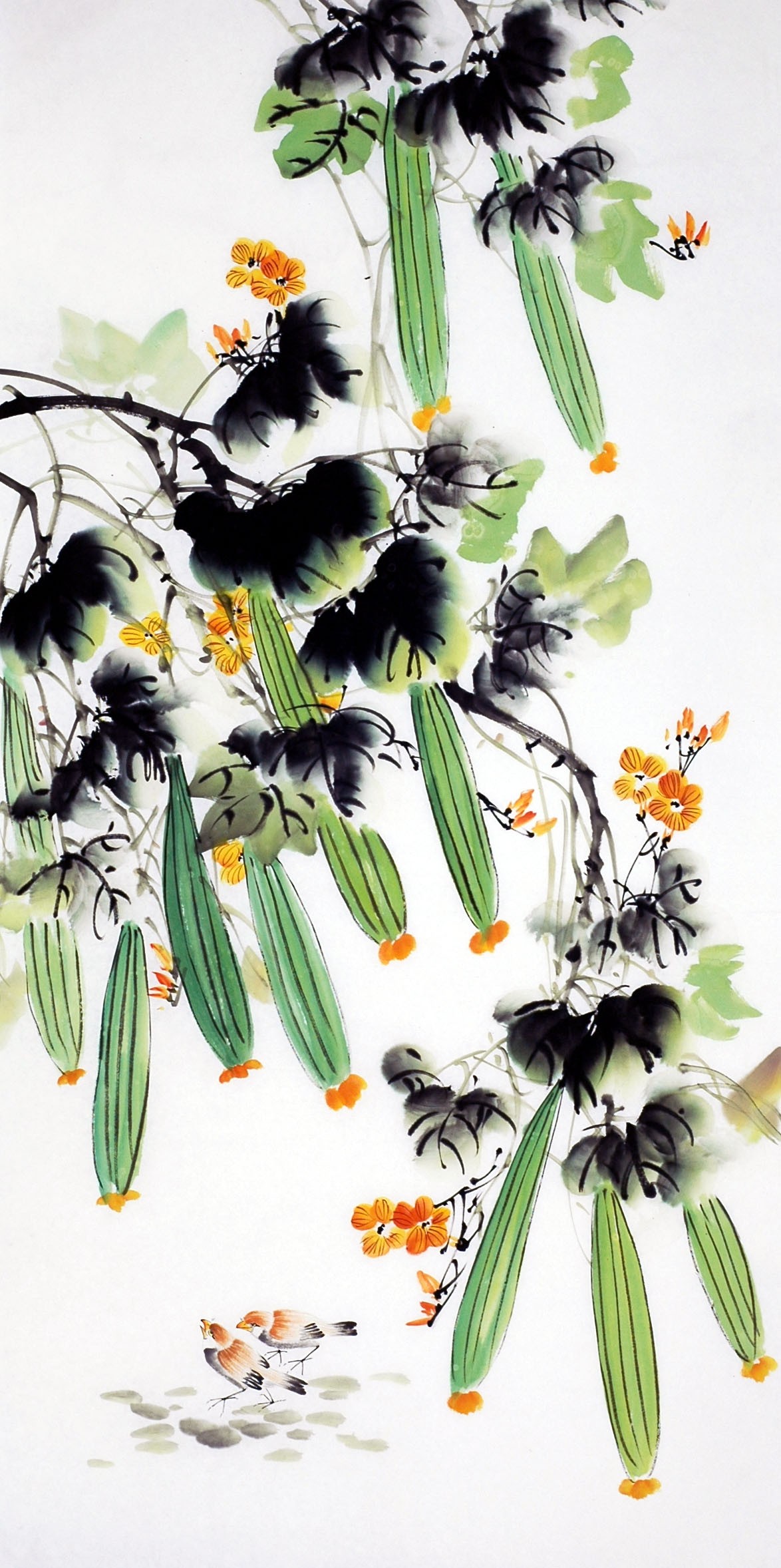 Chinese Flowers&Trees Painting - CNAG010577