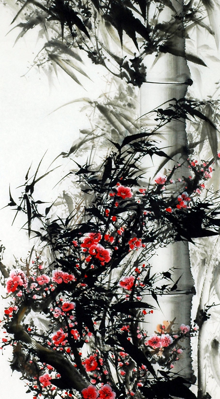 Chinese Ink Bamboo Painting - CNAG010580