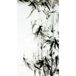 Chinese Ink Bamboo Painting - CNAG010581