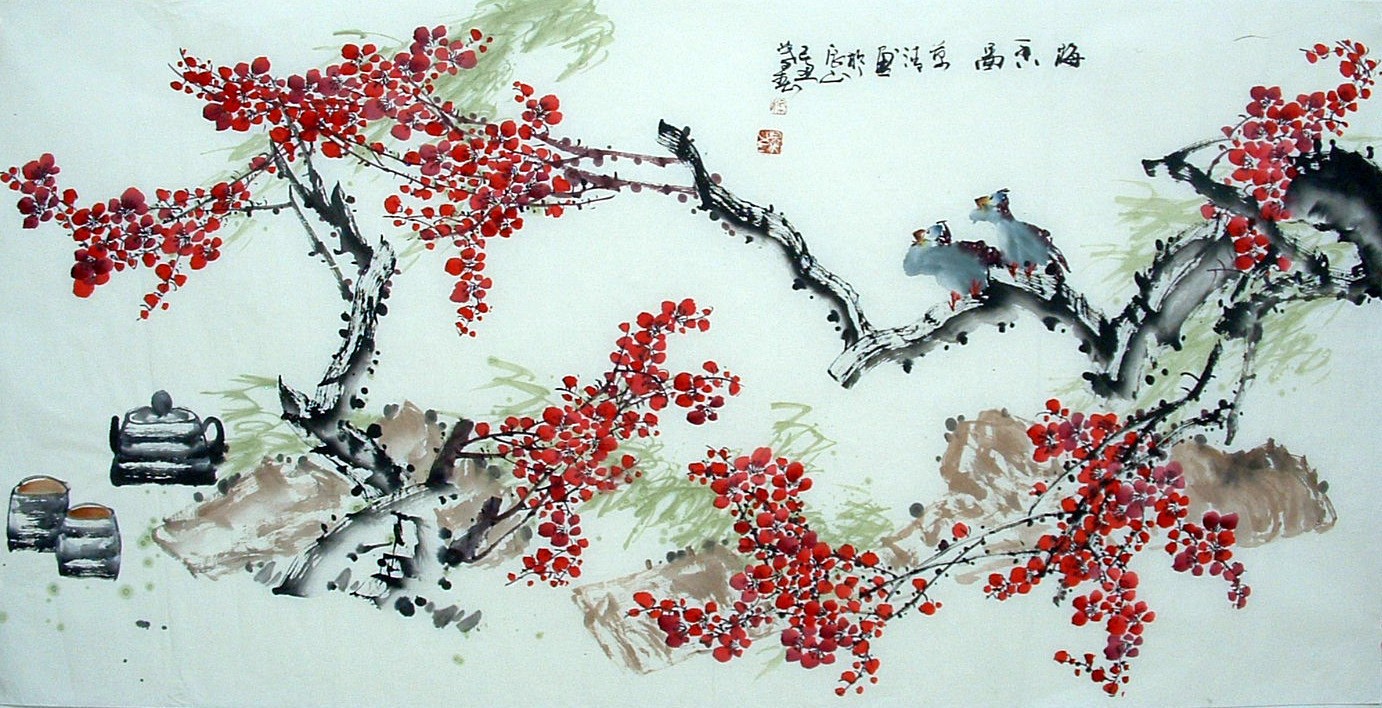 Chinese Plum Painting - CNAG010586