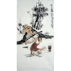 Chinese Figure Painting - CNAG010591