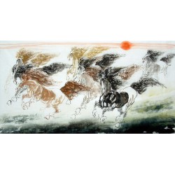 Chinese Horse Painting - CNAG010592
