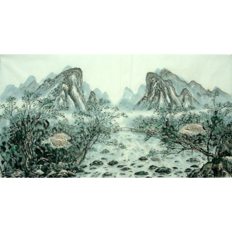 Chinese Landscape Painting - CNAG010601