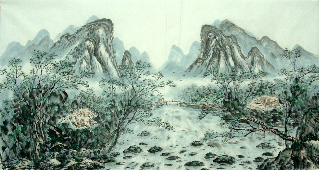 Chinese Landscape Painting - CNAG010601