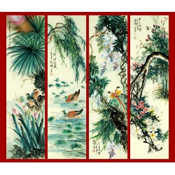 Chinese Flowers&Trees Painting - CNAG010604