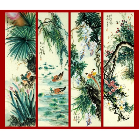 Chinese Flowers&Trees Painting - CNAG010604