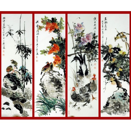 Chinese Flowers&Trees Painting - CNAG010610
