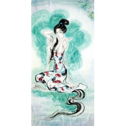 Chinese Beautiful Ladies Painting - CNAG010616