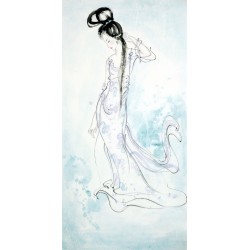 Chinese Beautiful Ladies Painting - CNAG010617