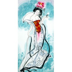Chinese Beautiful Ladies Painting - CNAG010618