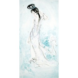 Chinese Beautiful Ladies Painting - CNAG010620