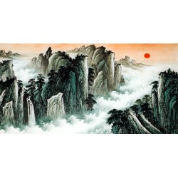 Chinese Pine Painting - CNAG010622