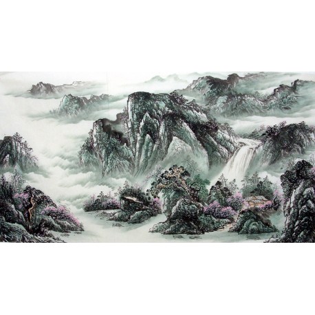 Chinese Landscape Painting - CNAG010625