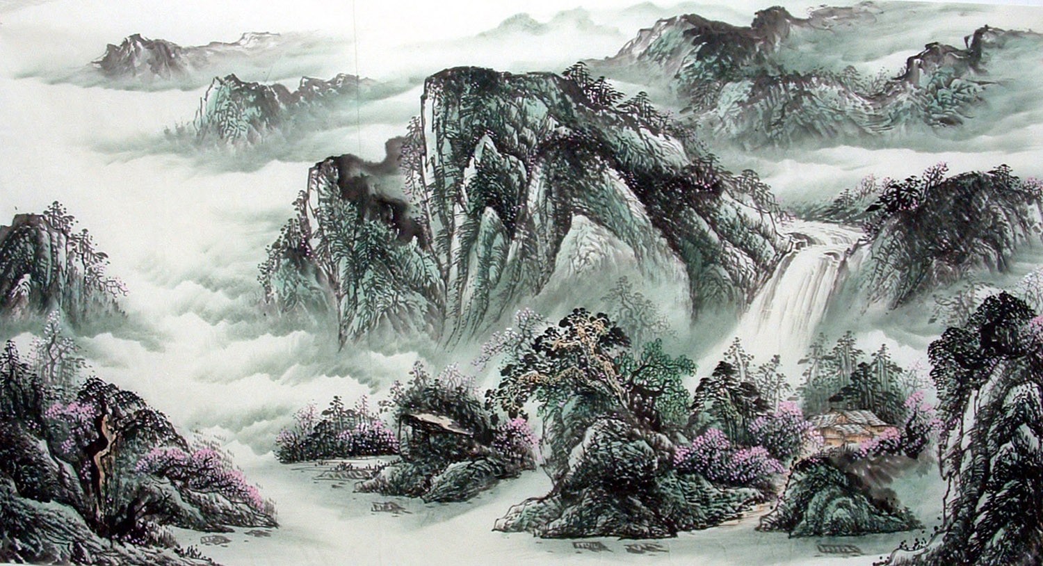 Chinese Landscape Painting - CNAG010625
