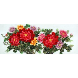 Chinese Peony Painting - CNAG010628